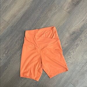 Wild Fable Women's Bright Orange Bike Shorts